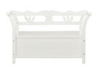 Banc blanc - Bois de sapin, 107 x 45 x 75,5 cm
