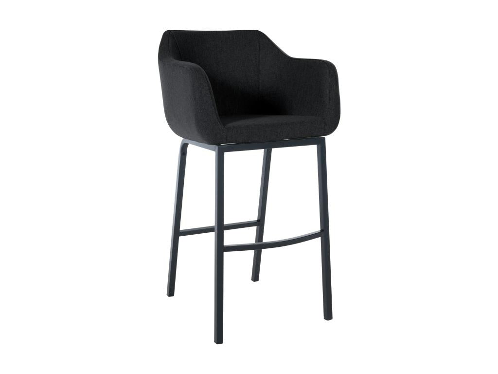 Tabouret de bar noir, gris et anthracite - Métal