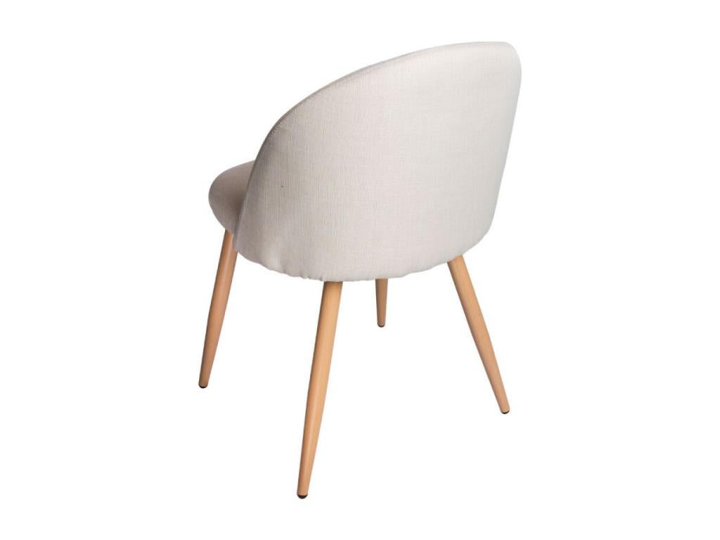 Ensemble de 2 chaises - Marron, Métal