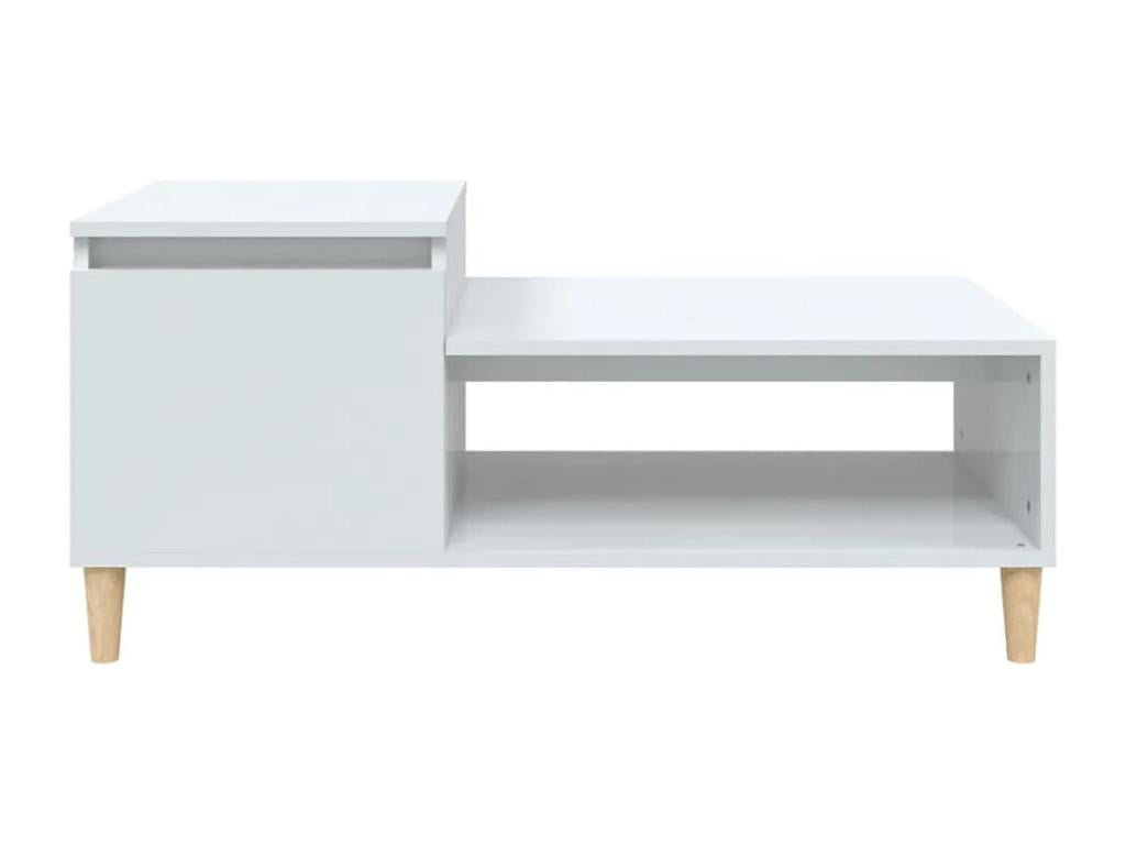 Table basse blanche - 100 x 50 x 45 cm