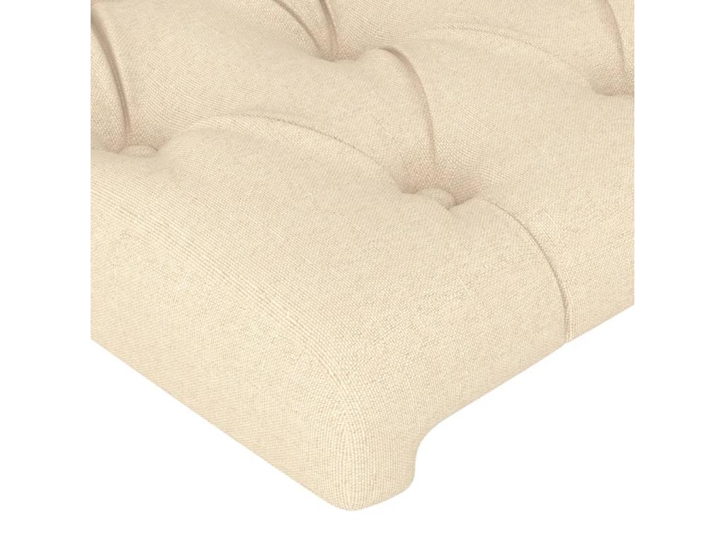 Tête de lit LED crème - 16 x 78/88 cm