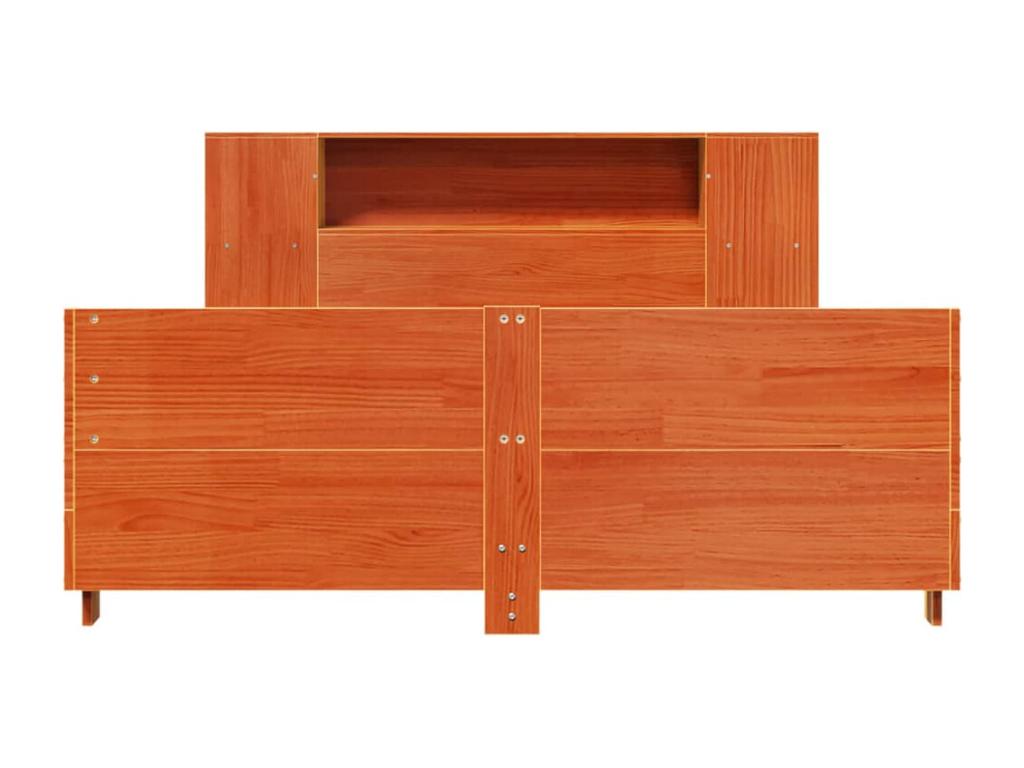 Cadre de lit marron - 140 x 190 cm