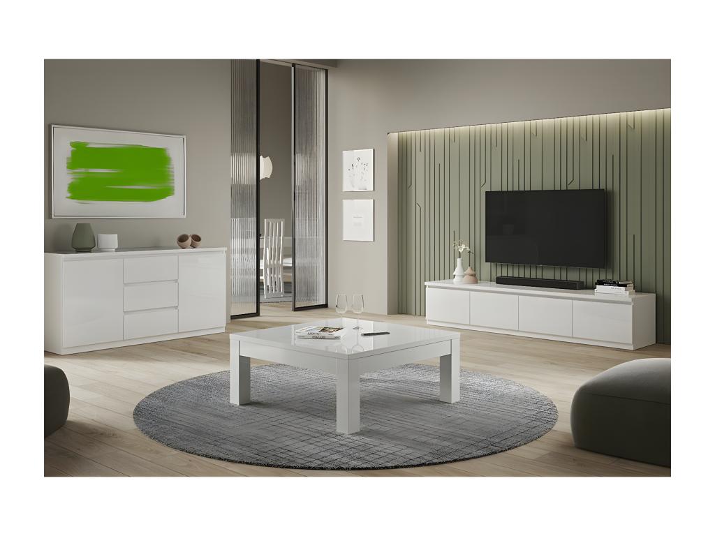 Table basse blanche