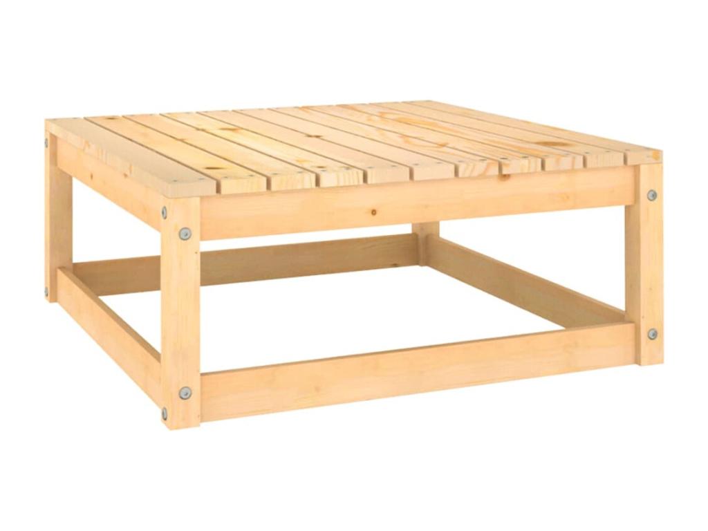 Ensemble de patio extérieur (5 pièces) - Gris anthracite, bois de pin, avec coussins