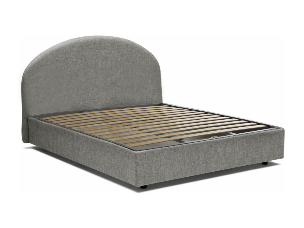 Lit gris - 120 x 190 cm