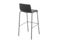 Tabouret de bar gris - Métal, 43 x 48 x 100 cm