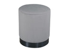 Pouf gris - 35 x 35 x 43