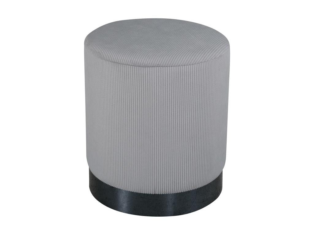 Pouf gris - 35 x 35 x 43