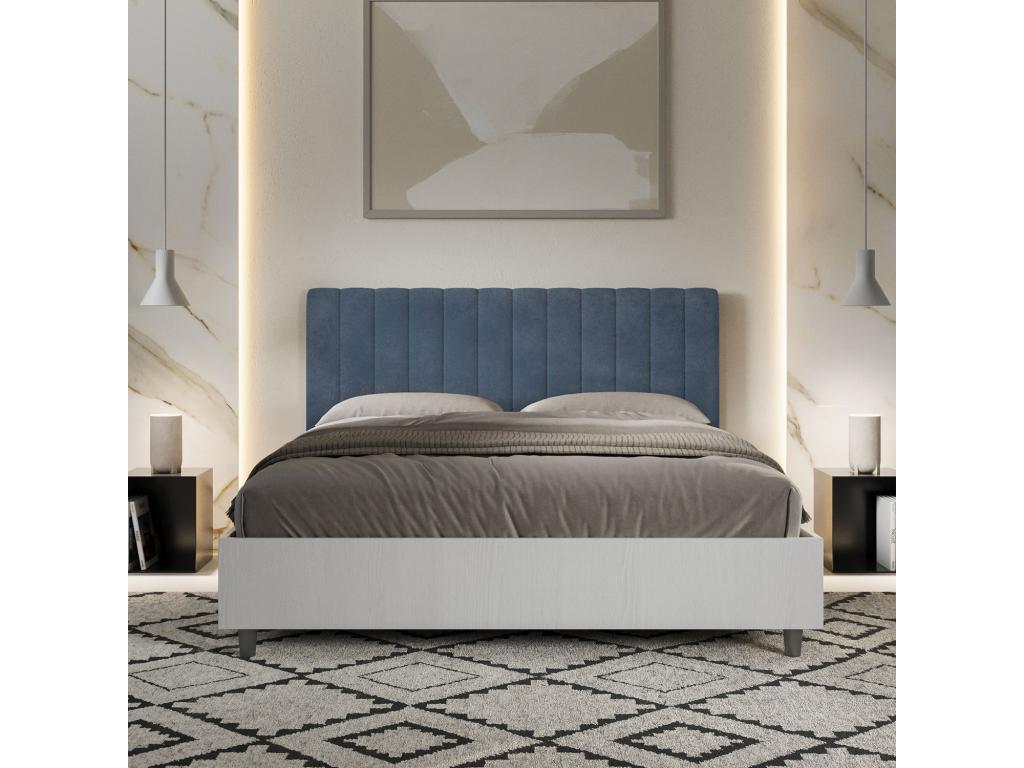 Tête de lit bleue - 160 x 190