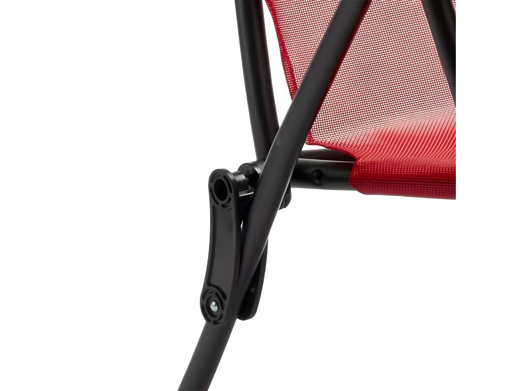 Chaise rouge - Acier