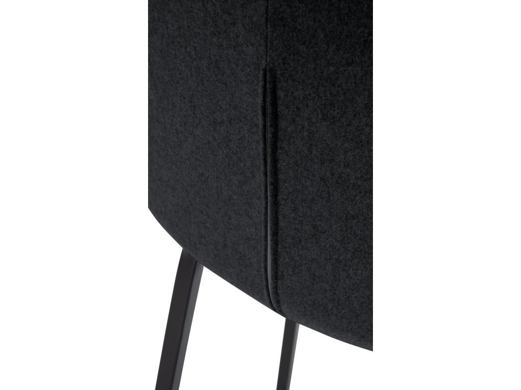 Tabouret de bar noir, gris et anthracite - Métal