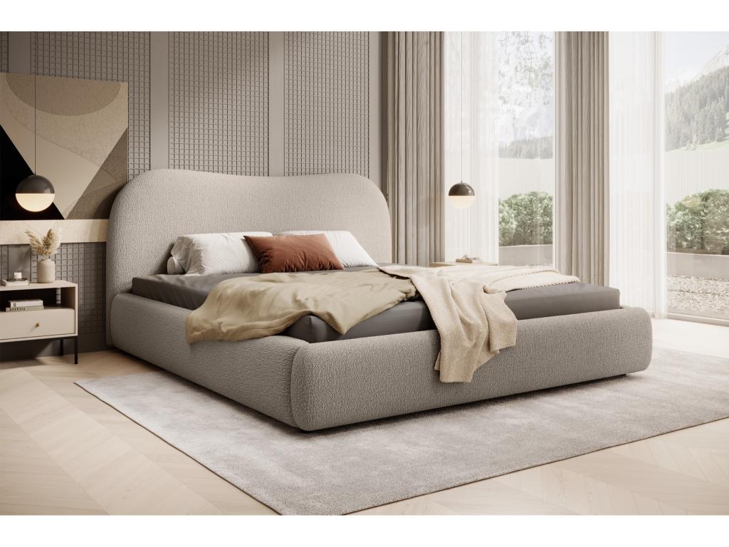 Tête de lit naturelle foncée - 160 x 200 cm