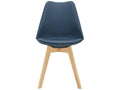 Ensemble de 4 chaises de salle à manger - Bleues