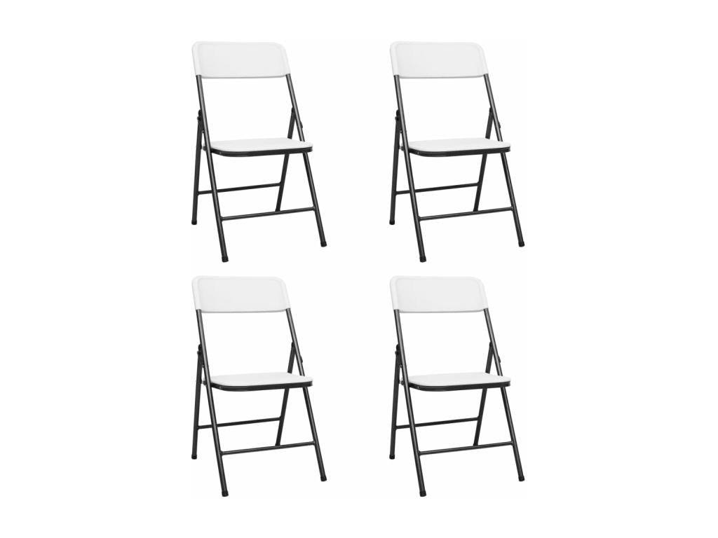 Ensemble de 4 chaises blanches