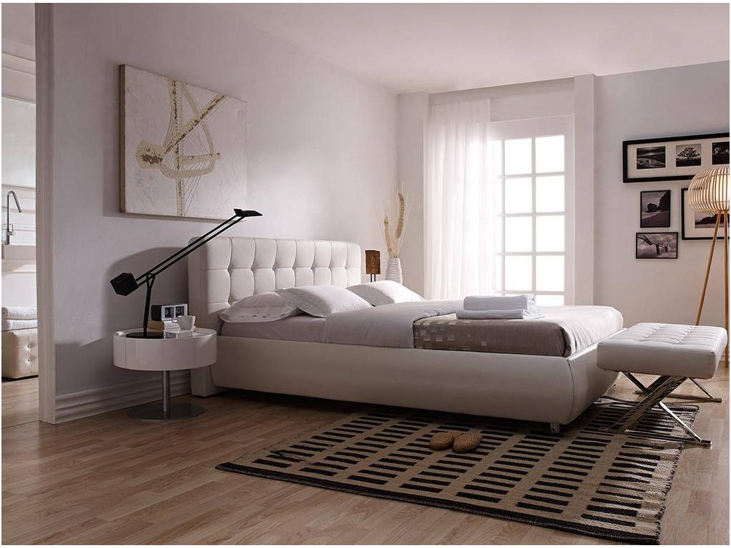 Banc blanc - Simili cuir