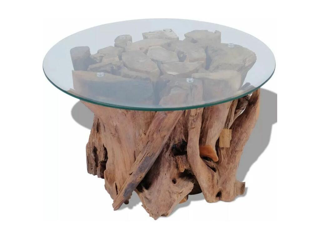 Table basse Natural Light en verre