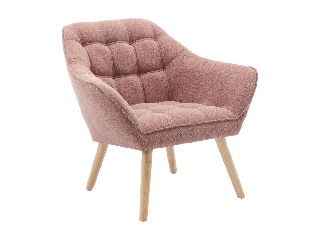 Fauteuil rose