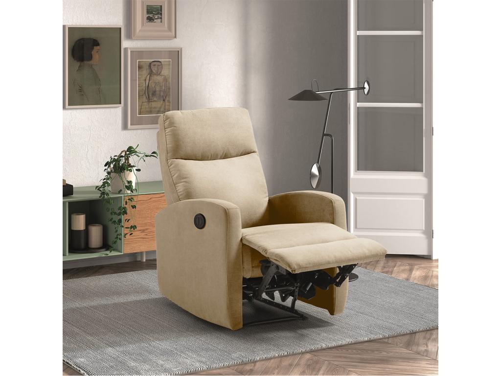 Fauteuil beige