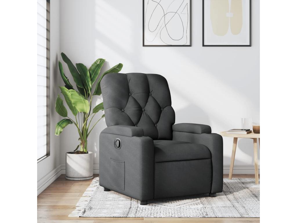 Fauteuil inclinable gris