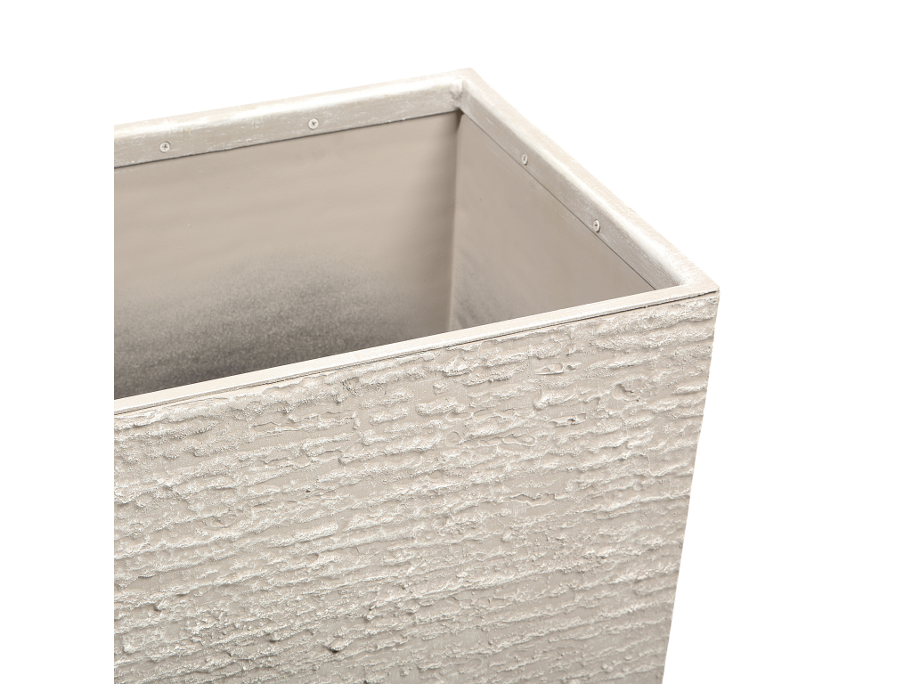 Pot de fleurs beige - 25 x 60 x 45 cm