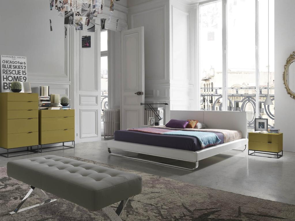 Banc blanc - Simili cuir