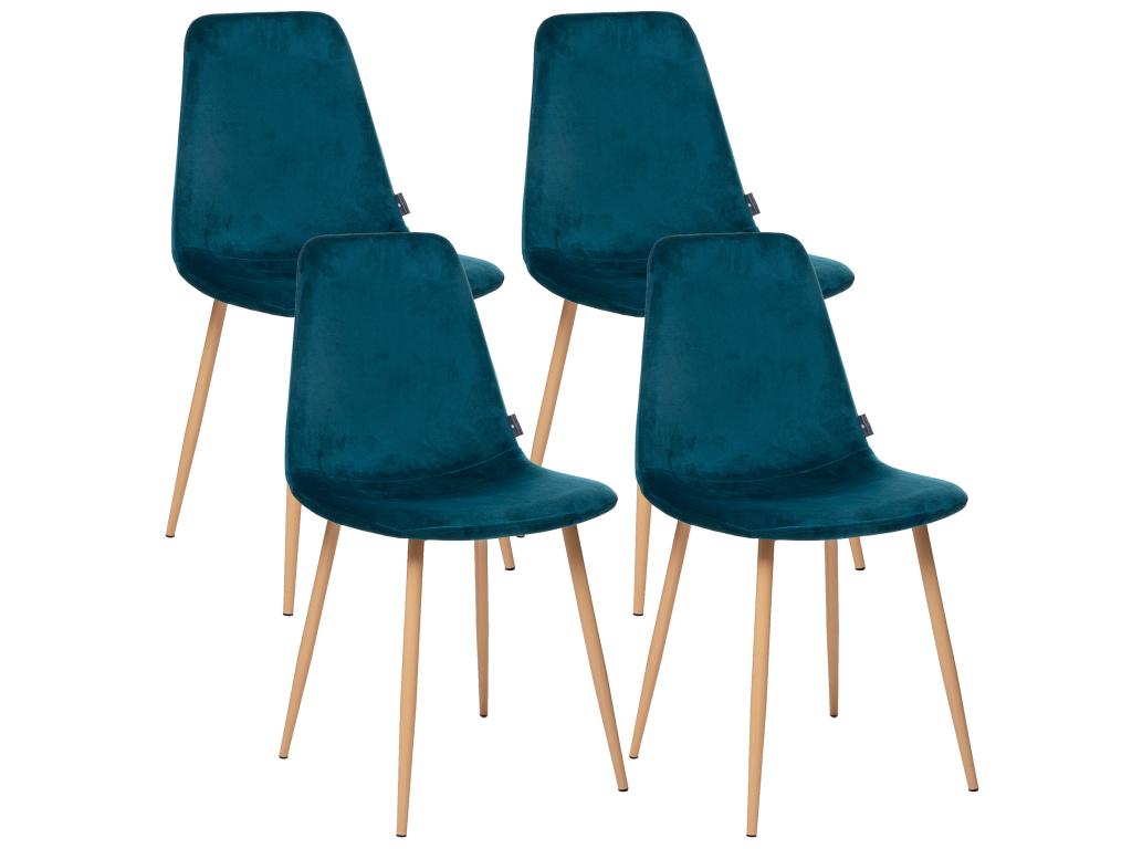 Chaises bleues - 45 x 51 x 87 cm