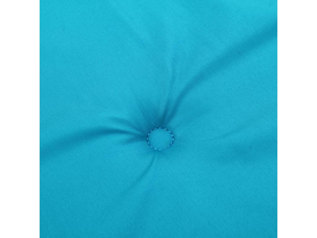 Fauteuil bleu turquoise - Avec coussins