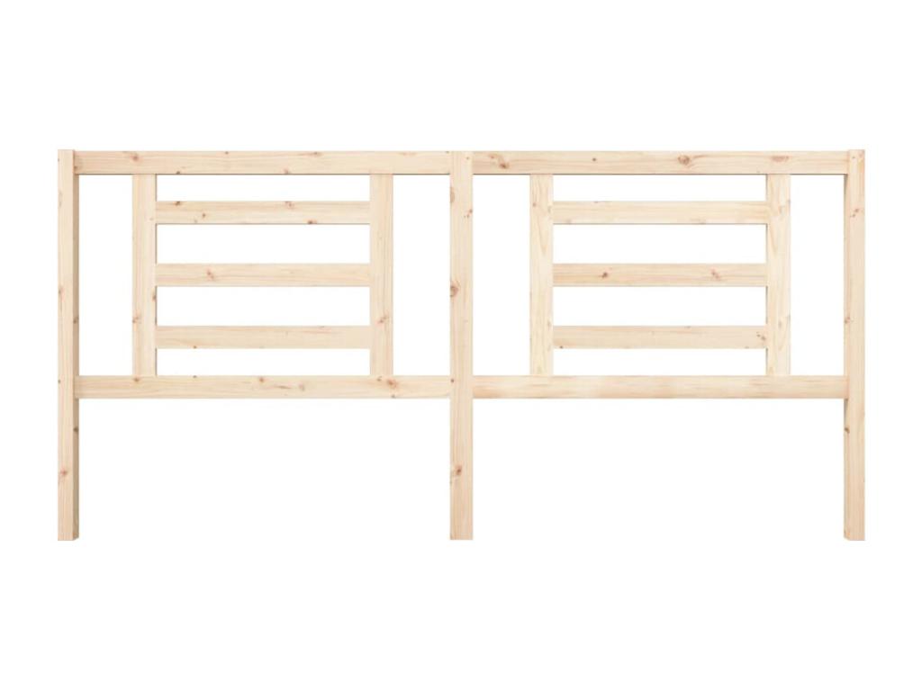 Tête de lit marron - 206 x 4 x 100 cm