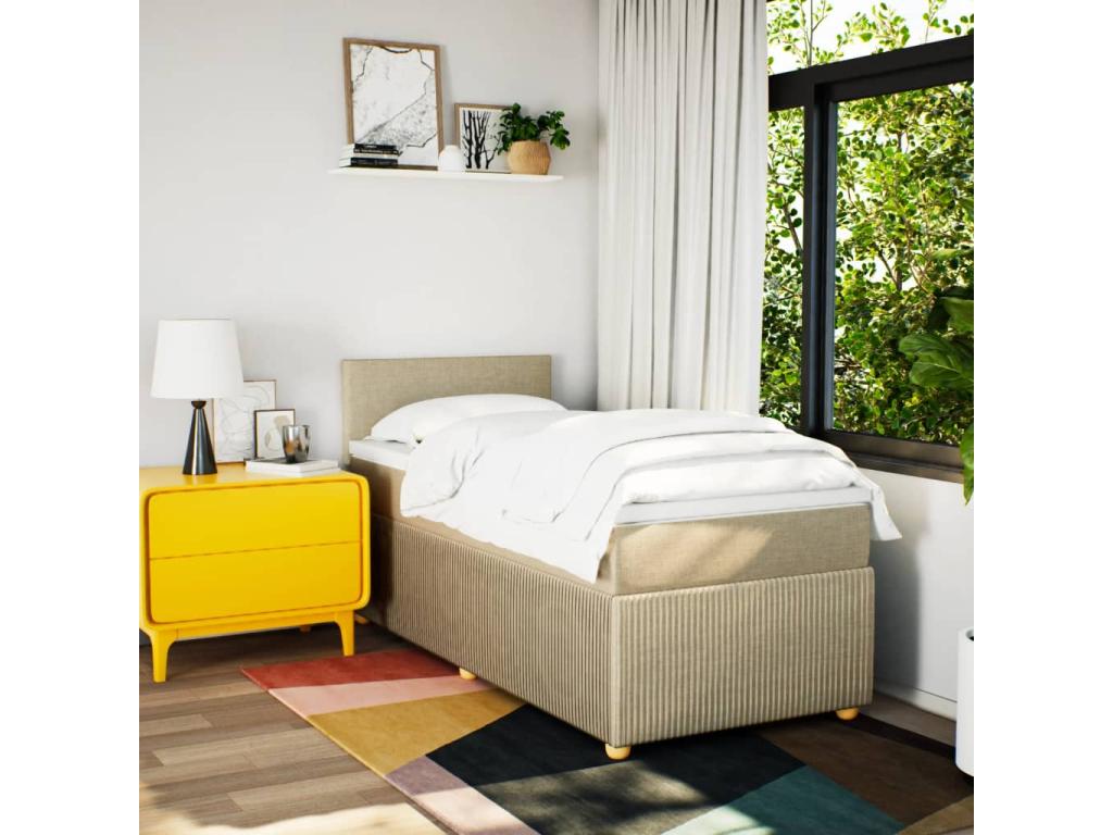 Lit crème - 90 x 200 cm