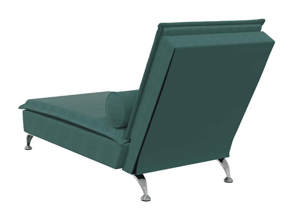 Fauteuil vert - Revêtement en velours