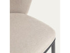 Ensemble de 2 chaises - Beige, Acier
