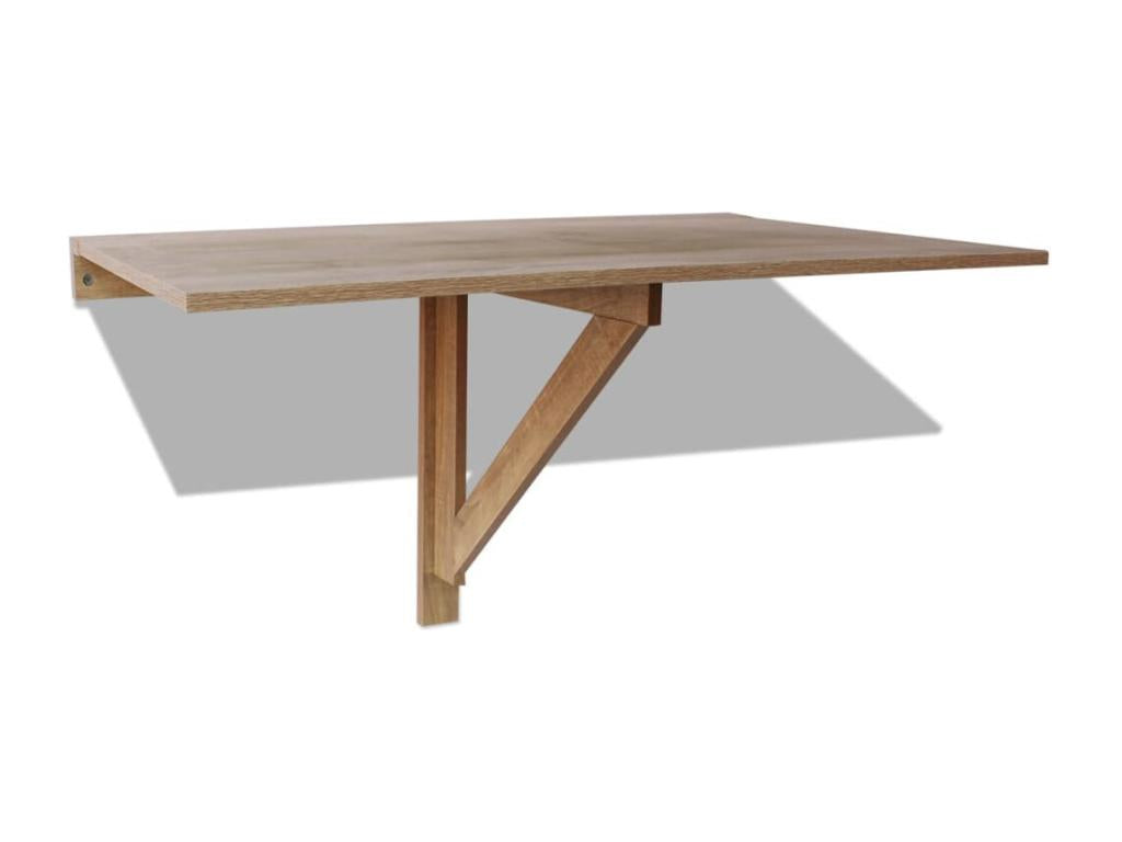 Bureau marron avec tiroirs, 100 x 40 x 73 cm