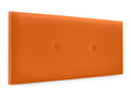 Tête de lit orange - Simili cuir, 95 x 50 cm