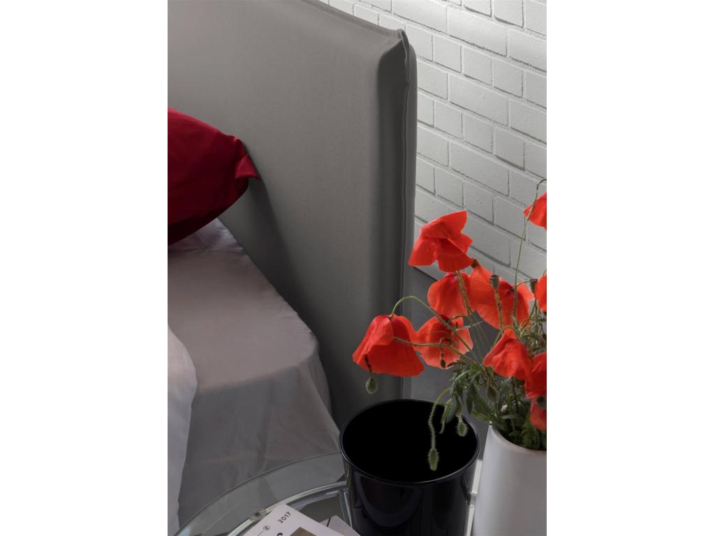 Lit gris - 120 x 190 cm