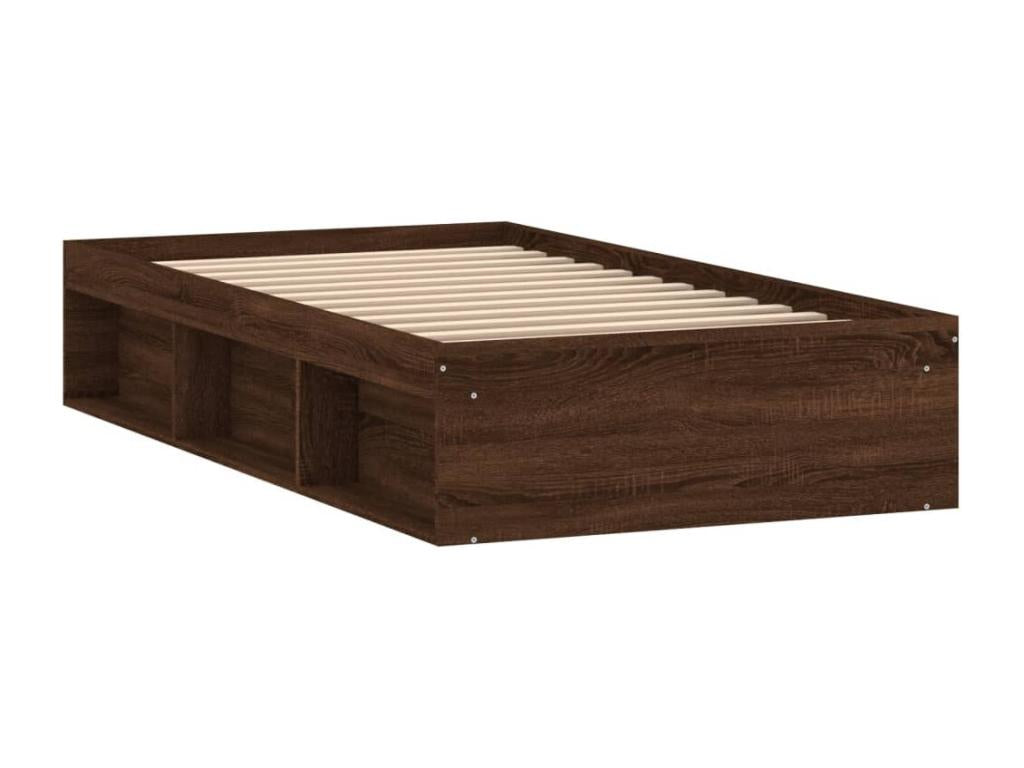 Cadre de lit marron - 90 x 190 cm