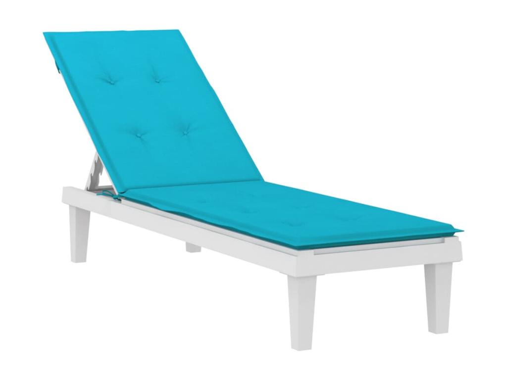 Fauteuil bleu turquoise - Avec coussins