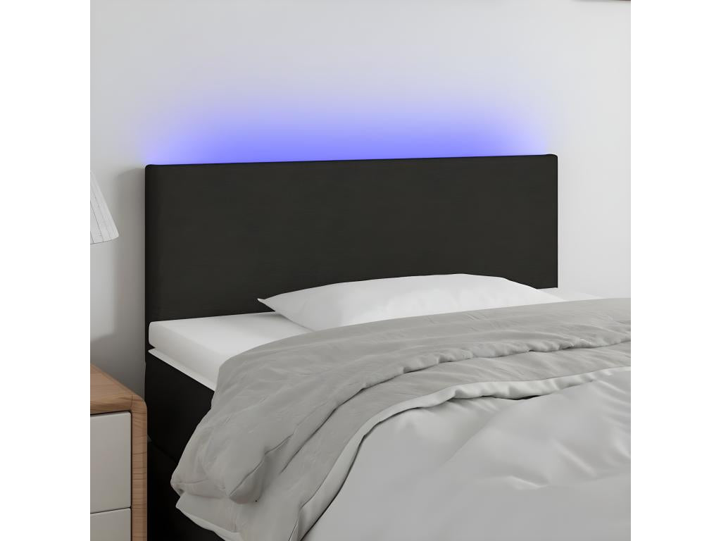 Tête de lit LED noire - 5 x 78/88 cm