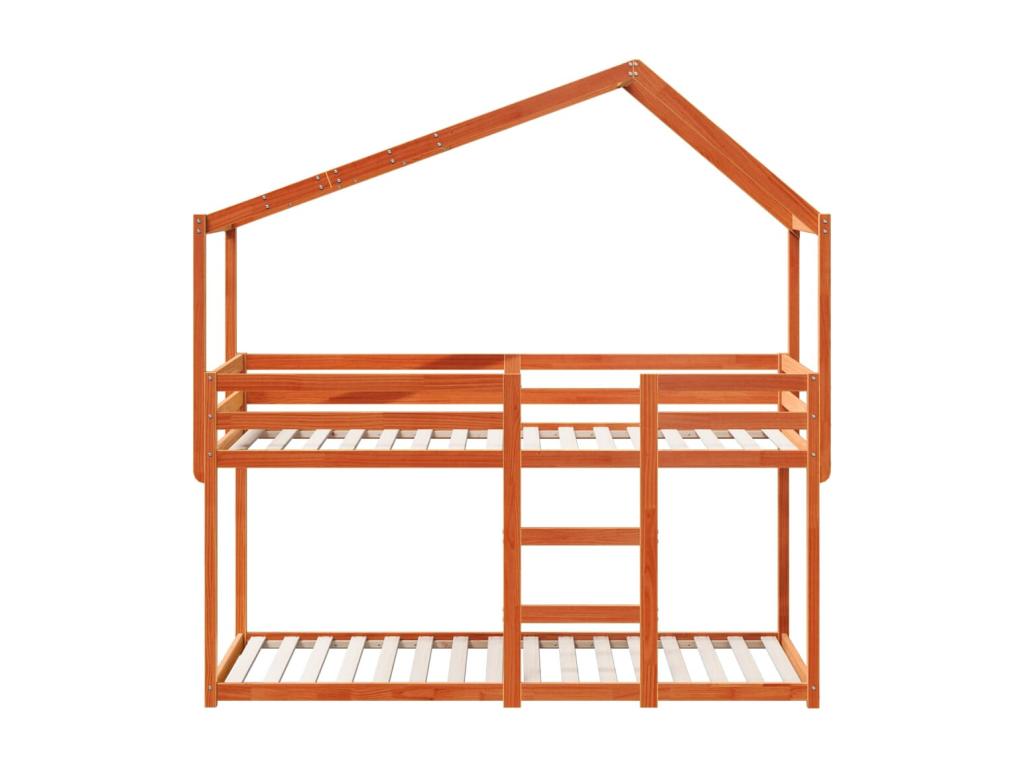 Lit marron - 90 x 190 cm