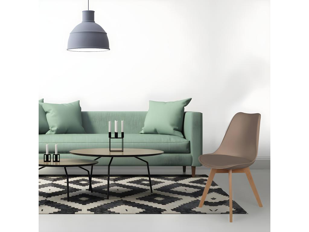 Ensemble de 4 chaises - Gris