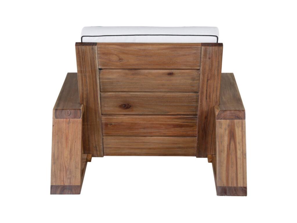 Chaise blanche - Avec coussins