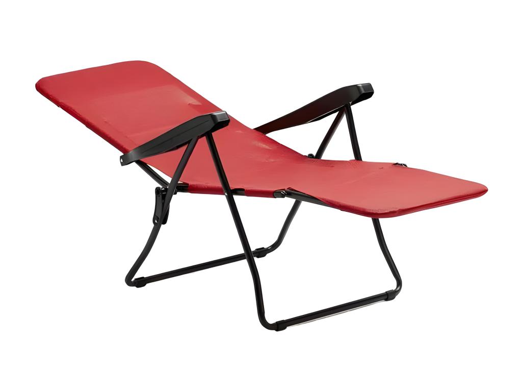 Chaise rouge - Acier