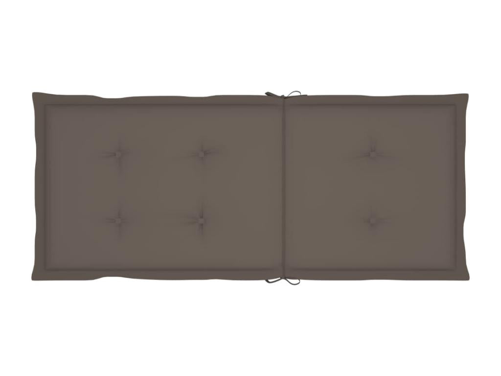 Chaise marron - Avec coussins