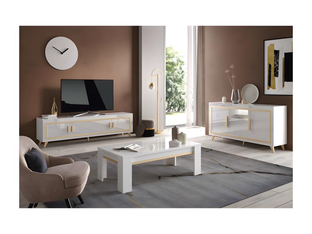 Table basse blanche