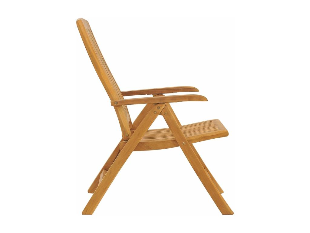 Ensemble de 8 chaises - Marron, avec coussins