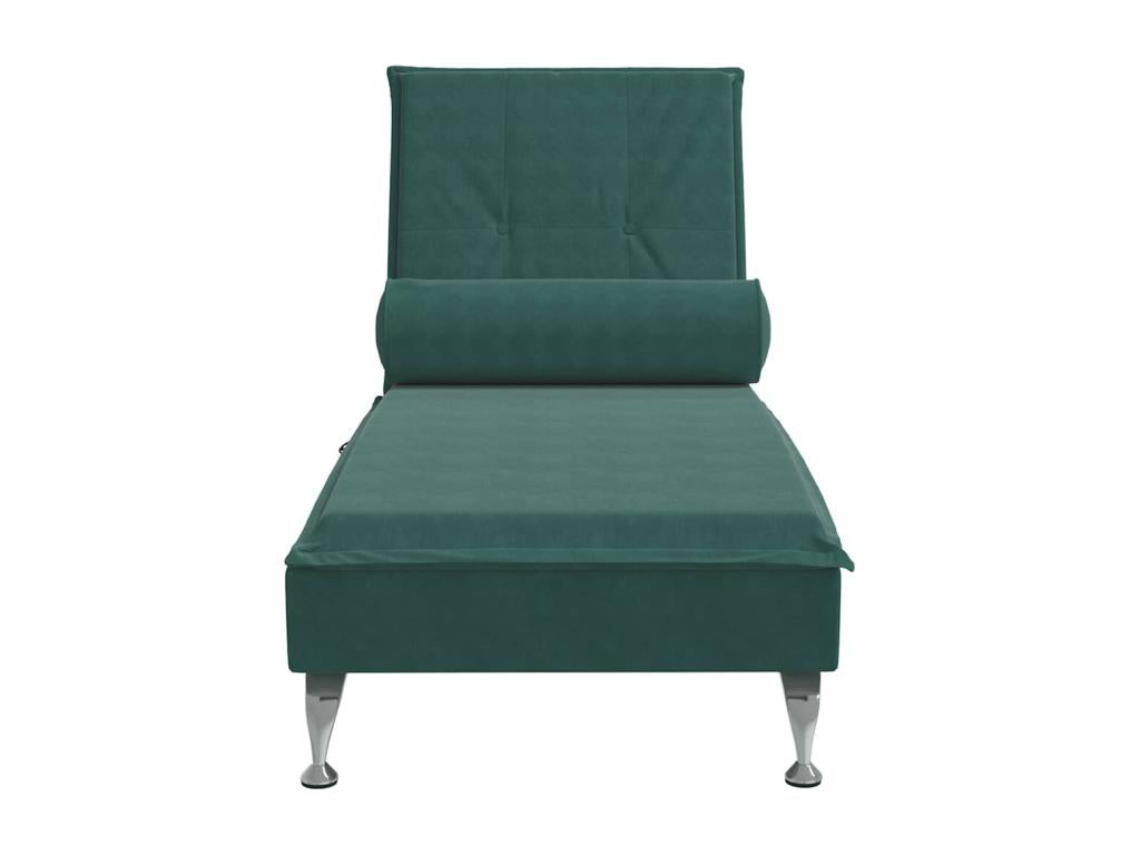 Fauteuil vert - Revêtement en velours