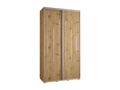 Armoire à portes coulissantes Argente marron - 235,2 x 140 x 45