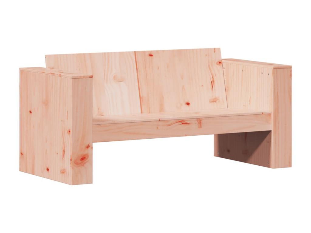 Ensemble de patio extérieur (2 pièces) - Marron